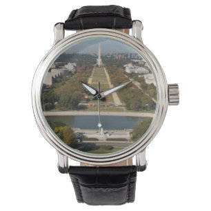En landskap beskådar av Washington DC Armbandsur