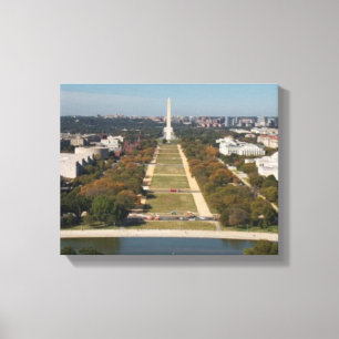 En landskap beskådar av Washington DC Canvastryck