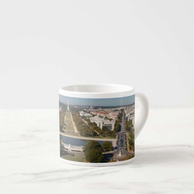 En landskap beskådar av Washington DC Espressomugg (Framsida höger)