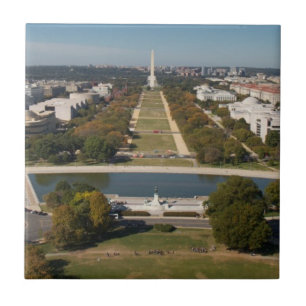 En landskap beskådar av Washington DC Kakelplatta