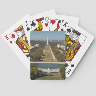 En landskap beskådar av Washington DC Spel Kort