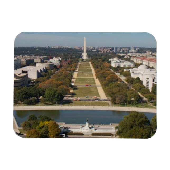 En landskapsvy för Washington DC Magnet (Horisontell)