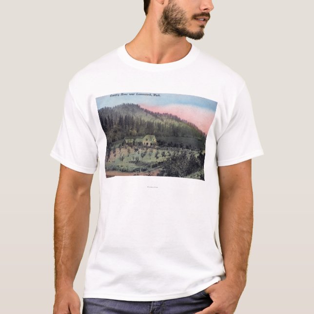 En landuppehållplats t shirt (Framsida)