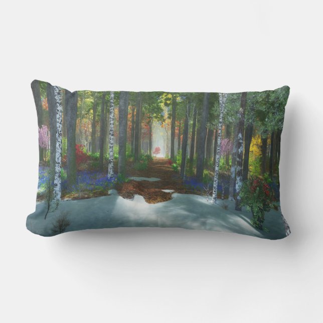 En lång dag i Walk Pillow Lumbarkudde (Framsida)