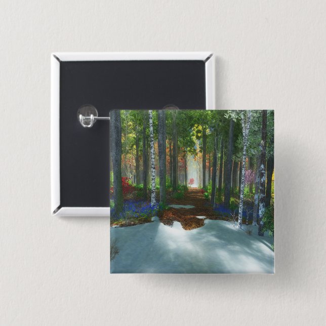 En lång dags Walk-knapp Knapp (Framsida & baksida)