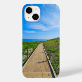 en lång lindningsbana vid Point Dume