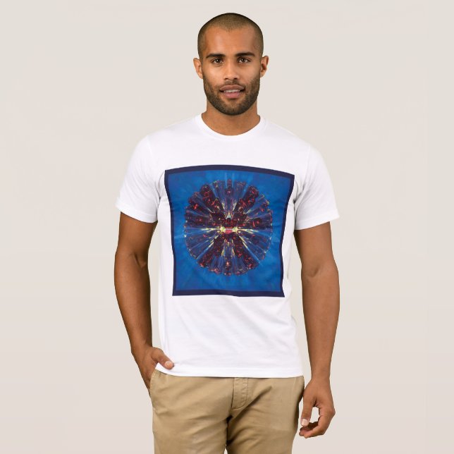 En lång rymd idé tee shirt (Hel framsida)