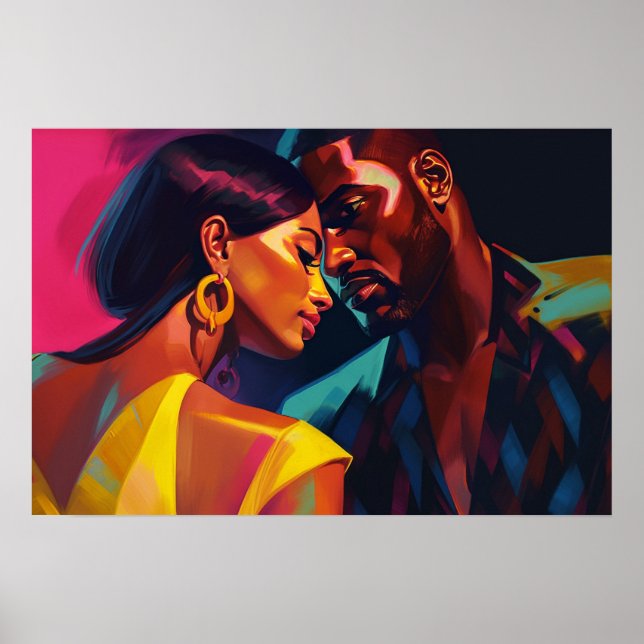 En långsam dans med mi kärlek poster (Framsidan)