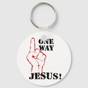 En långt Jesus kristen gåvadesign Nyckelring