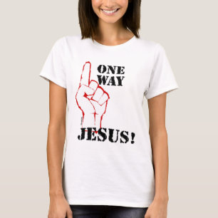 En långt Jesus kristen gåvadesign Tee