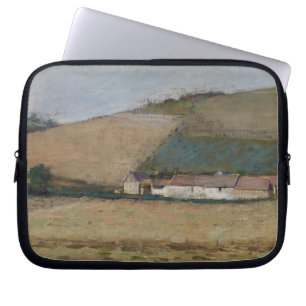 En lantgård bland backar, Giverny, c.1887 Laptop Fodral