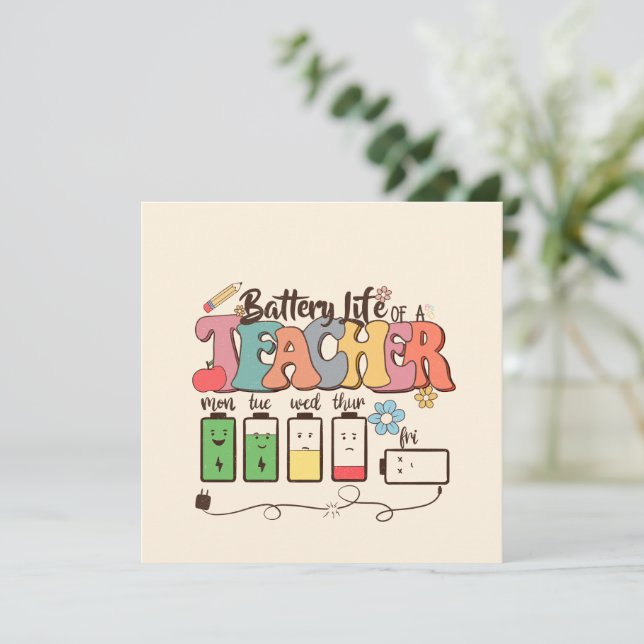 En lärares batterilivslängd - Relatabel instruktör (Stående Fram)