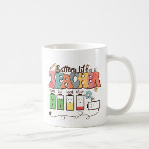 En lärares batterilivslängd - Relatabel instruktör Kaffemugg