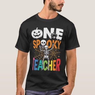 En läskig lärare Halloween-design_1 T Shirt