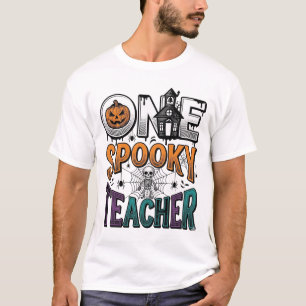 En läskig lärare Halloween Vector Design_1 T Shirt