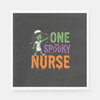 En läskig sjuksköterska Halloween-design (2)_1 Pappersservett