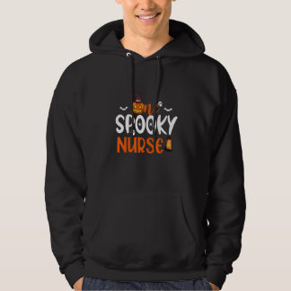En läskig sjuksköterska Halloween kostymidéer Hoodie
