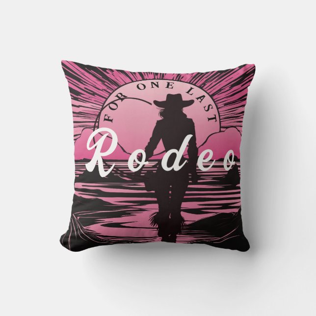En Last Rodeo Bachelorette Kudde (Framsida)