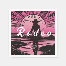 En Last Rodeo Bachelorette Pappersservett
