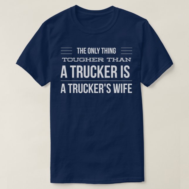 En lastbilsfru t shirt (Design framsida)