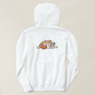 En lat hund hoodie
