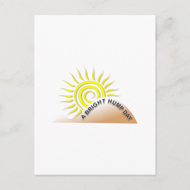 En lätt Hump-dag Vykort (Framsida)
