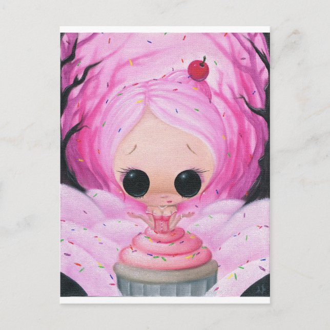 En lätt Sprinkle Vykort (Framsida)