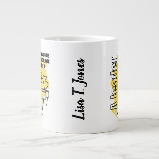 En ledare utan en vision jumbo mugg