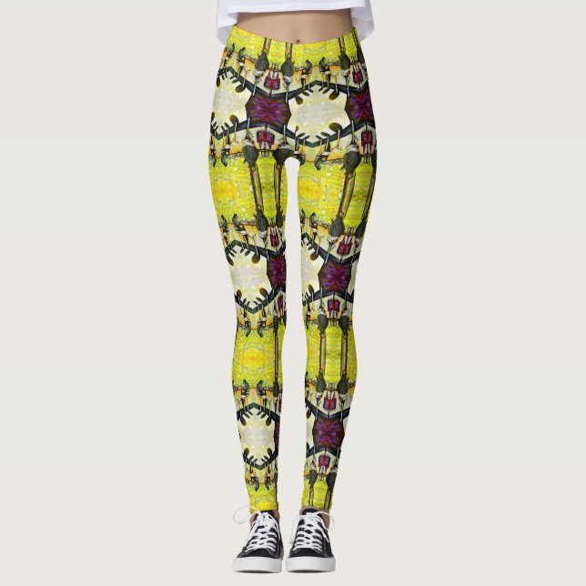 En ledig dag från galenskap leggings (Framsida)