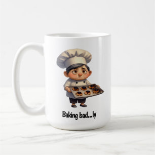 En Ledsen-arkivkontroll med bränt Bröd Kaffemugg