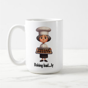 En Ledsen-arkivkontroll med bränt Bröd Kaffemugg