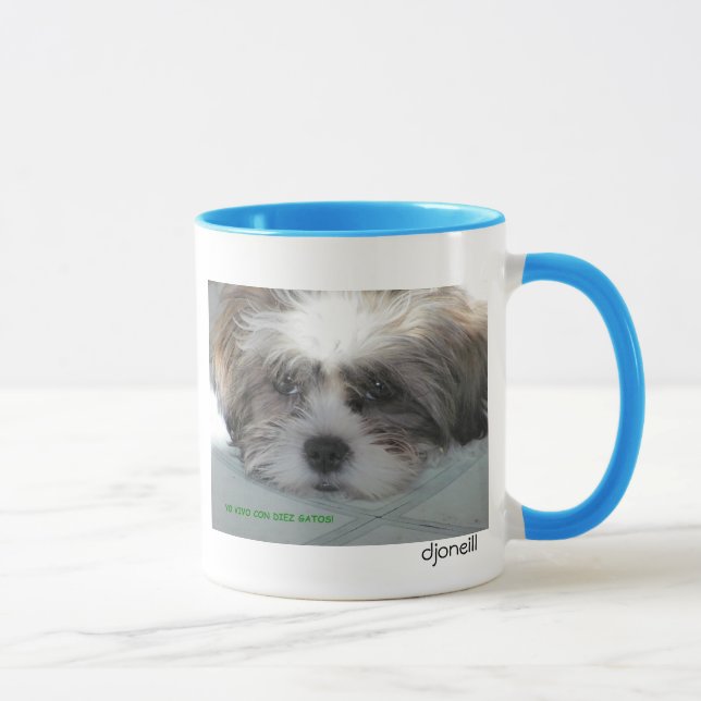 EN LEDSEN PUPPY MUGG (Höger)