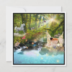 En Ledsen som Gråter Fallen Angel i Fantasy Garden