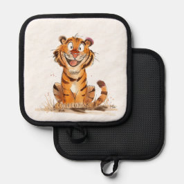 En leende Tiger