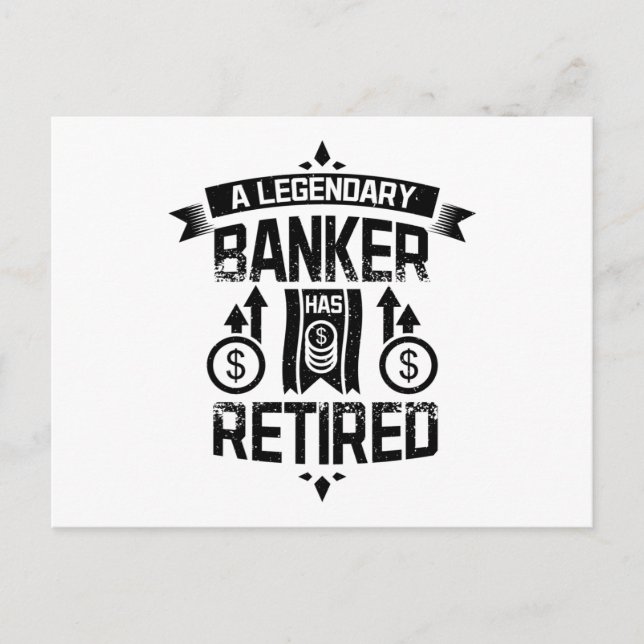 En legendarisk bagare har gått i pension vykort (Framsida)