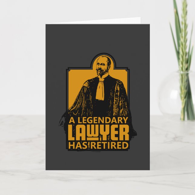 En legendary Lawyer har återvänt Kort (Framsida)