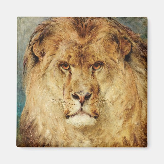 En Lejon chef (av Heywood Hardy) Magnet (Framsidan)