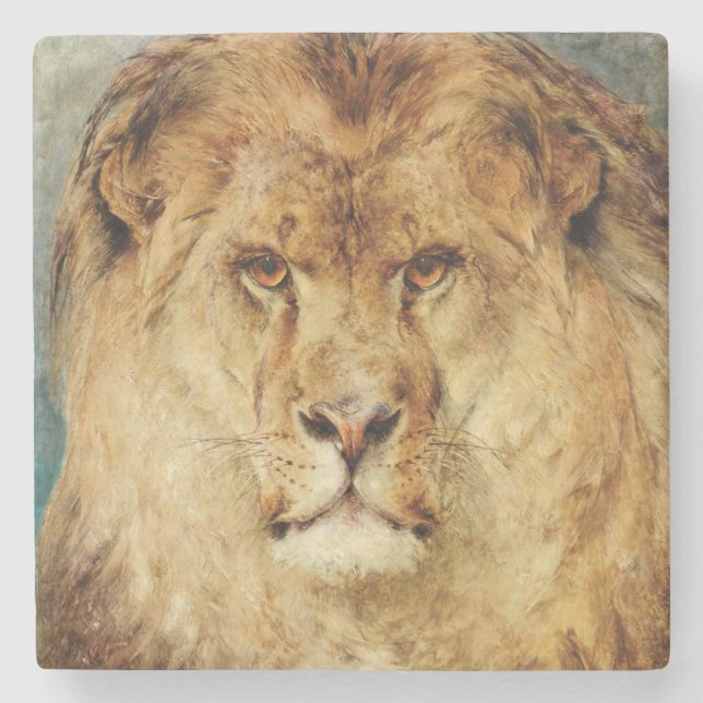 En Lejon chef (av Heywood Hardy) Stenunderlägg (Framsidan)