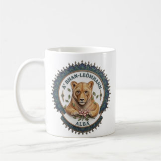 En Lejon. Skottland Kaffe Mugg