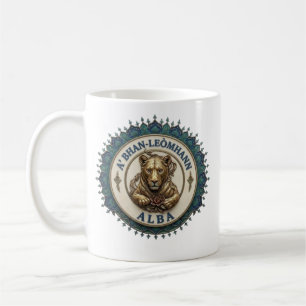 En Lejon. Skottland Kaffe Mugg