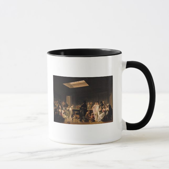 En lek av biljard, 1807 mugg (Höger)