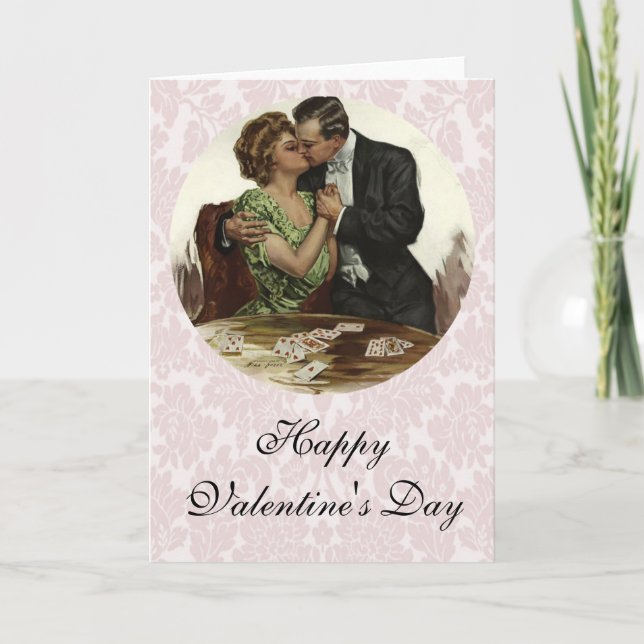 En lek av hjärtor helgkort (Framsida)