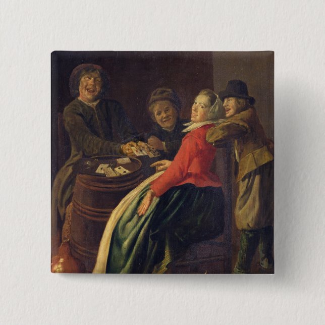 En lek av kort knapp (Framsida)