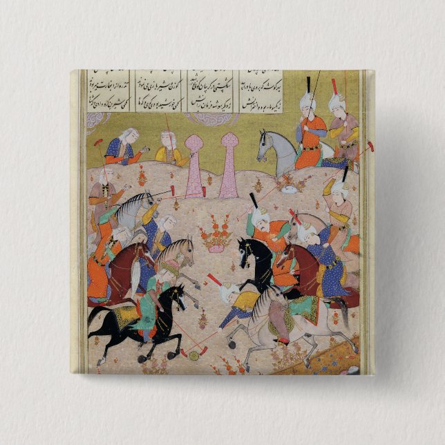 En lek av poloen knapp (Framsida)