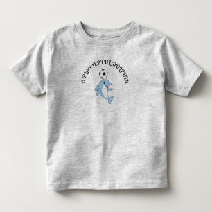 En lekfull delfin Småbarn T-Shirt Grått