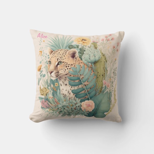 En leopard bakom busken kudde (Framsida)