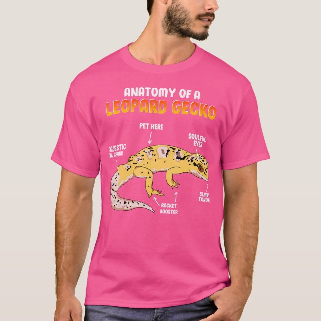 En leopard Gecko Lizard Reptile Jo. T Shirt (Framsida)