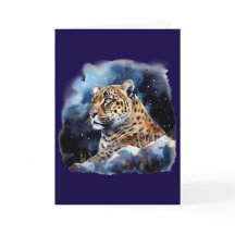 En leopard på natten Kort #1