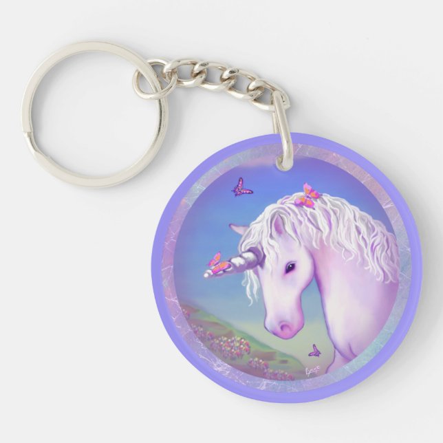 En Lila Paradise Keychain (Framsidan)