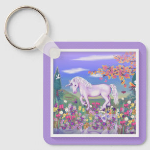 En Lila Paradise Keychain Nyckelring